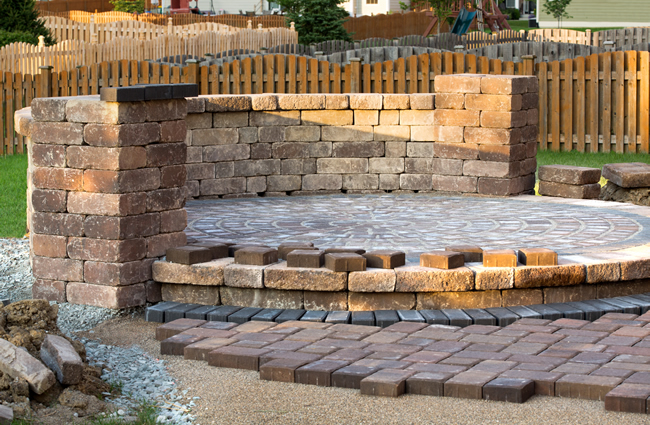 Landscaping Pavers example